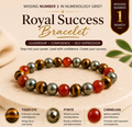 Royal Success Bracelet with Tiger Eye, Pyrite and Carnelian crystals